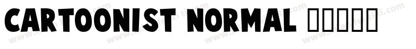Cartoonist Normal字体转换